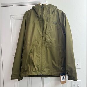THE NORTH FACE ARROWOOD TRICLIMATE JACKET MEN'S medium NWT OLIVE COLOR